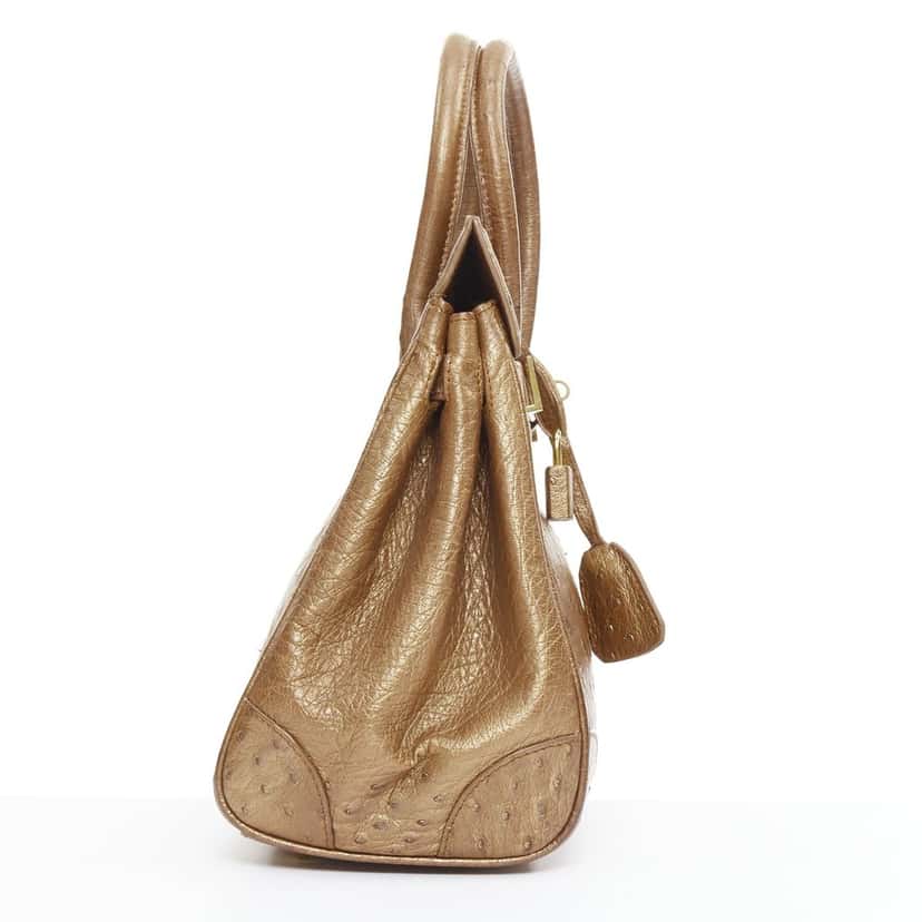 Kwanpen Handbag Brown Leather Good condition - Model View