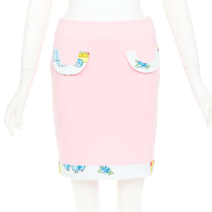 Moschino Skirt Pink Never worn, with tag - Front View
