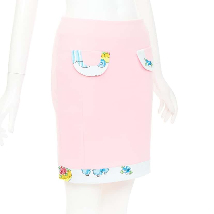 Moschino Skirt Pink Never worn, with tag - Inside View