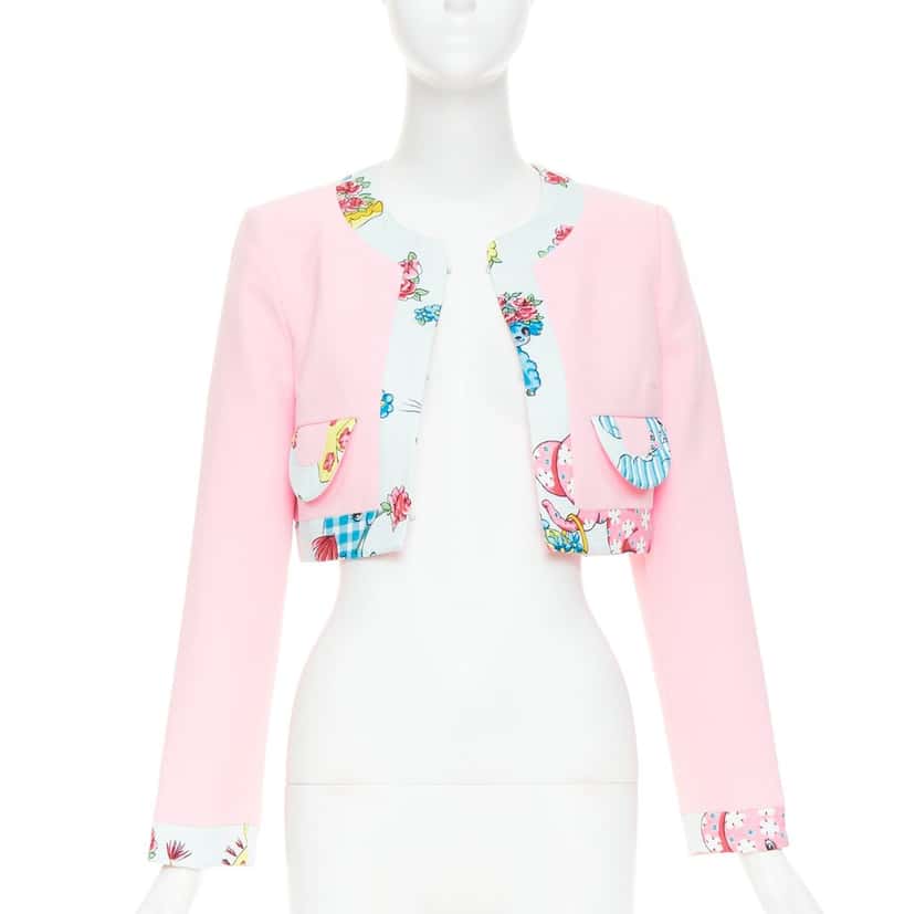Moschino Jacket Pink Never worn, with tag - Front View