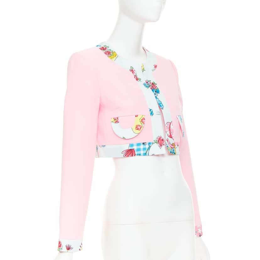 Moschino Jacket Pink Never worn, with tag - Model View
