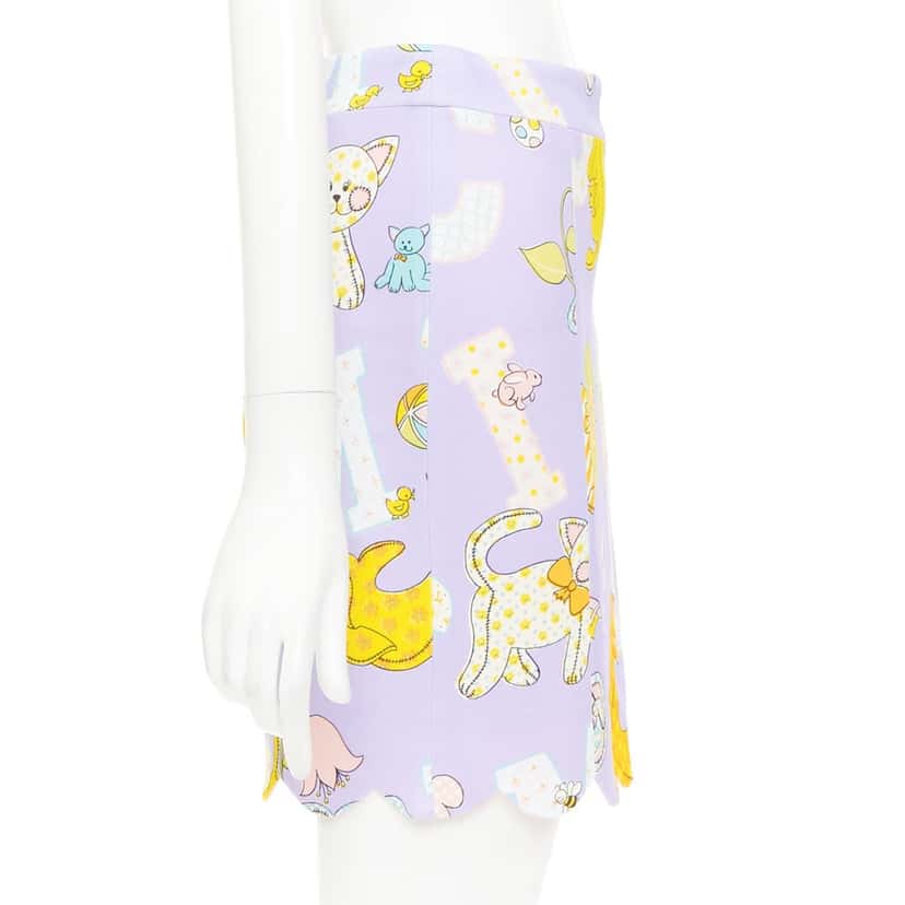 Moschino Skirt Purple Never worn, with tag - Model View