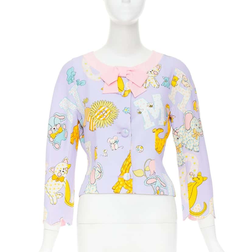 Moschino Jacket Purple Never worn, with tag - Front View