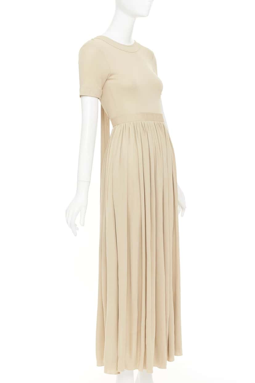 Celine Dress Beige Viscose Fair condition - Inside View