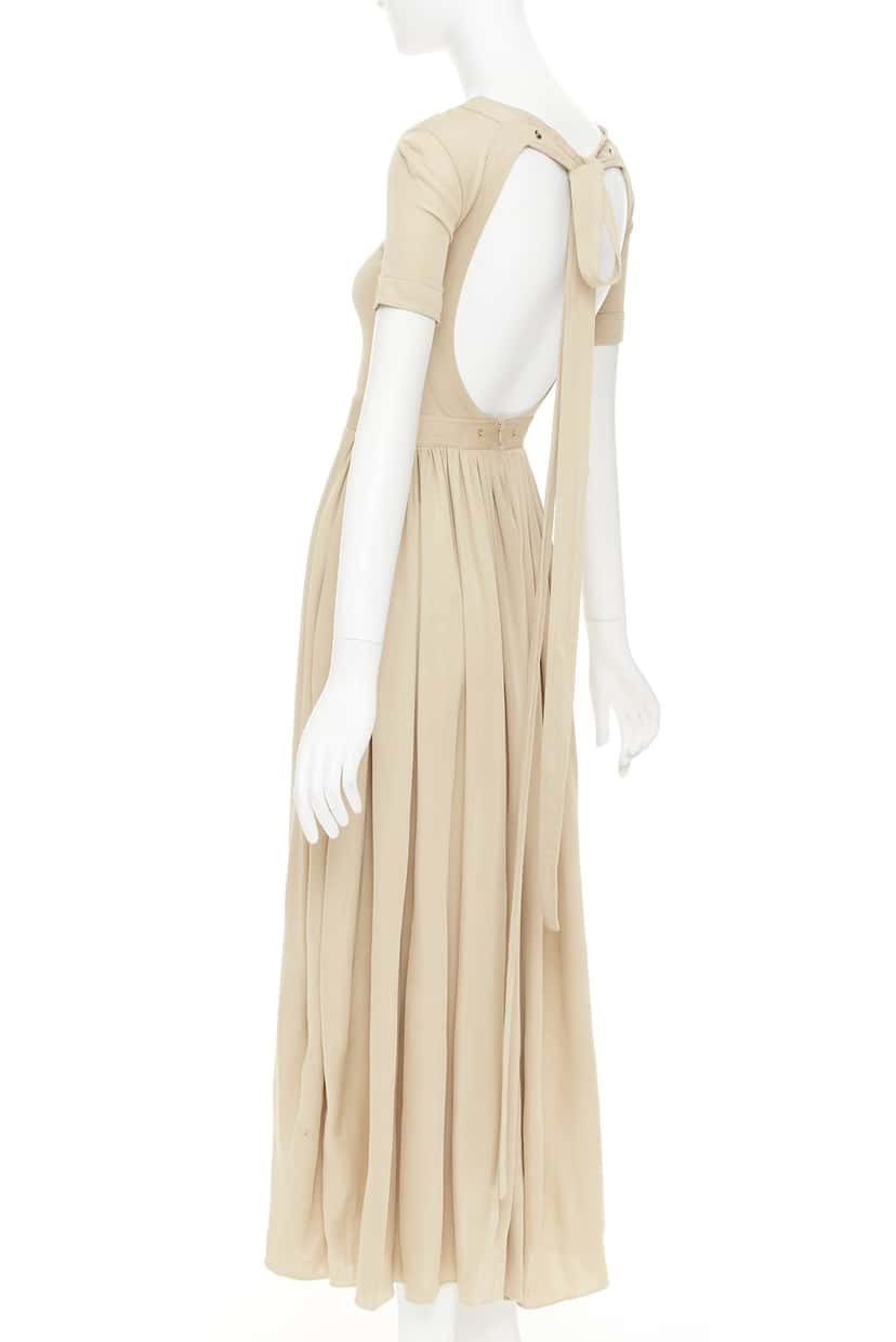 Celine Dress Beige Viscose Fair condition - Box View