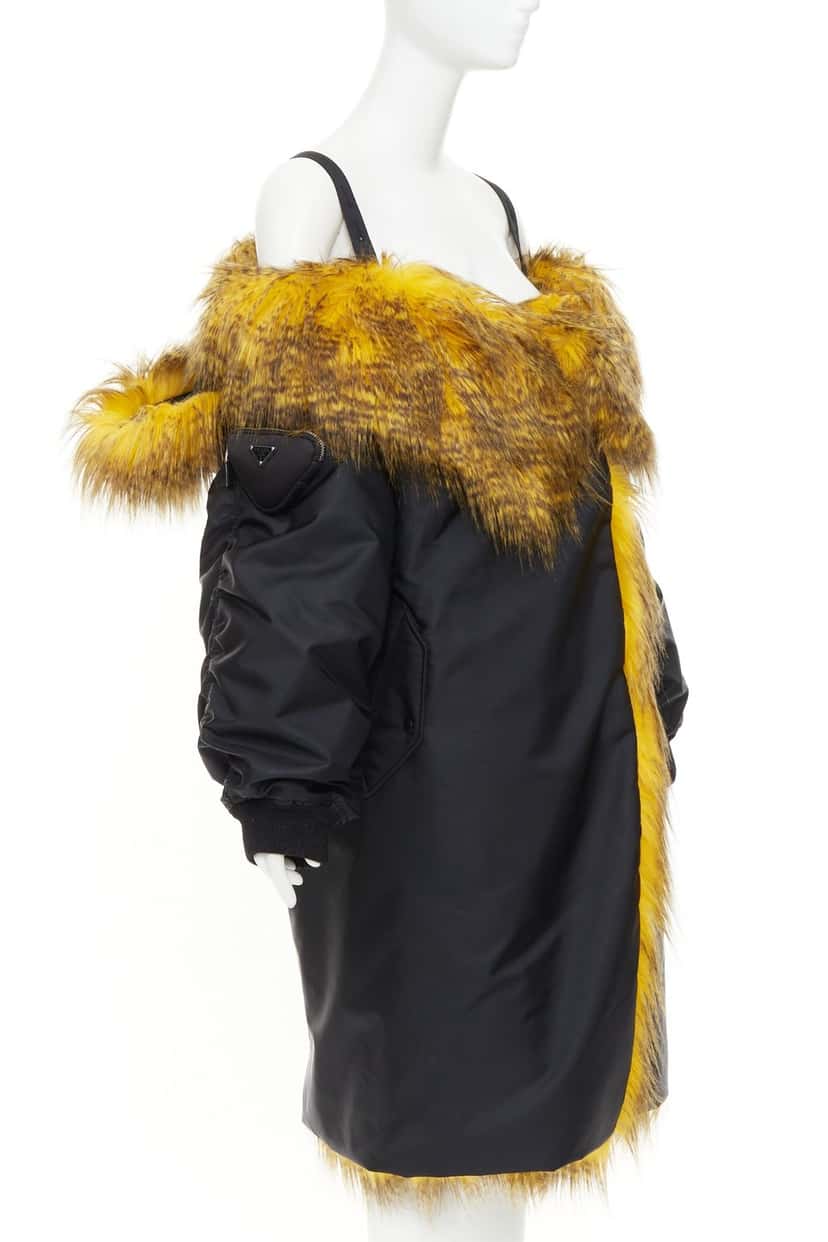 Prada Coat Black Never worn, with tag - Inside View