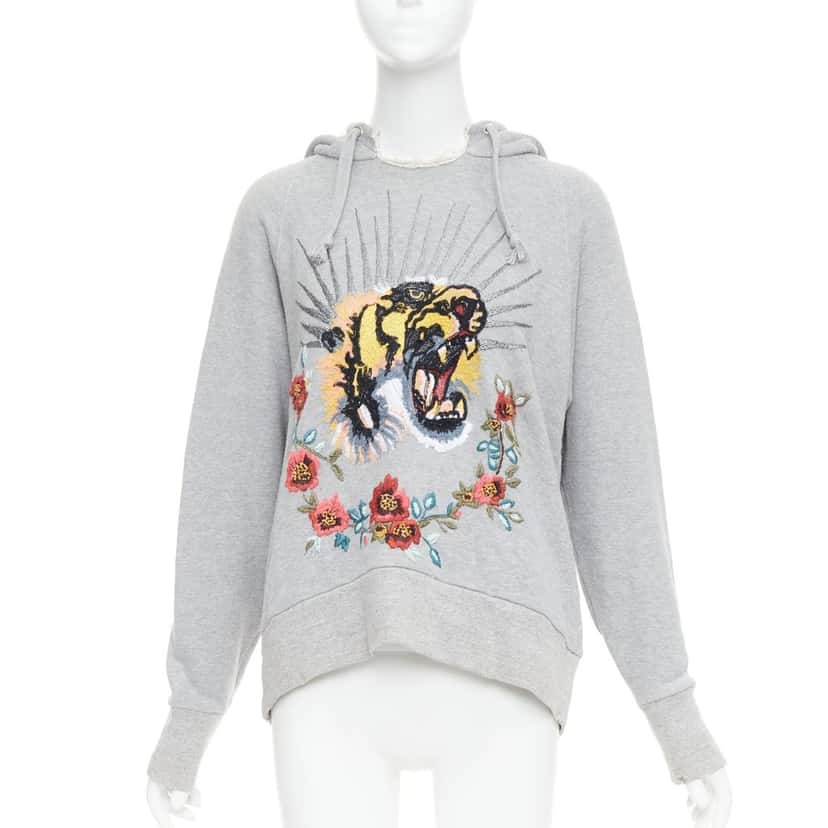 Gucci Top Grey Cotton Fair condition - Front View