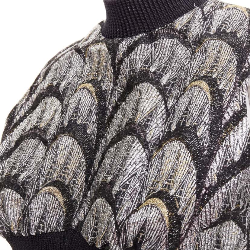 Louis Vuitton Top Black Polyester Never worn, with tag - Back View