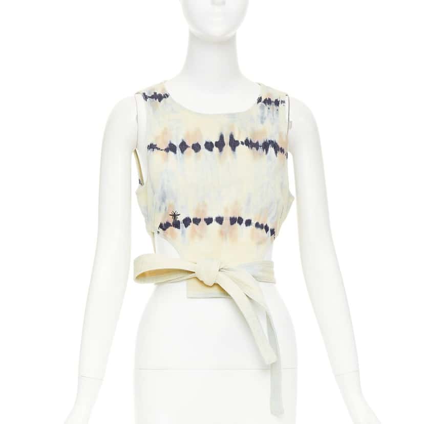 Dior Top MultiColor Cotton Never worn, with tag - Front View