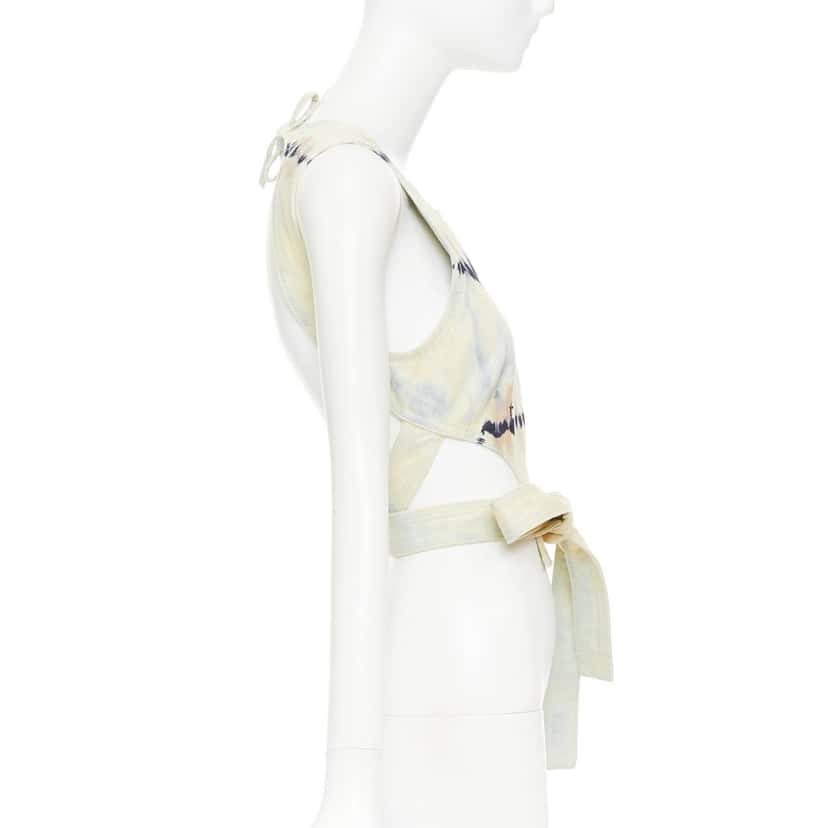 Dior Top MultiColor Cotton Never worn, with tag - Model View