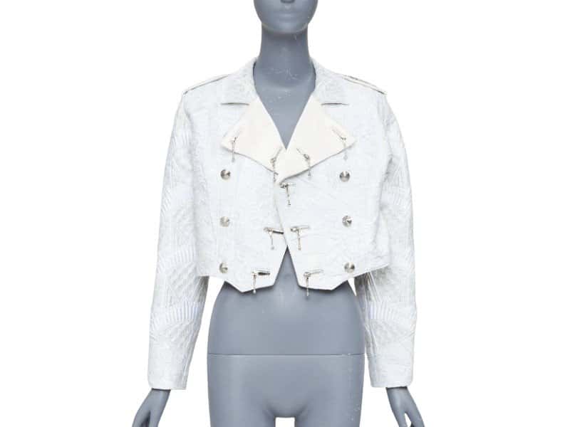 Louis Vuitton Jacket Ecru Polyester Very good condition - Front View