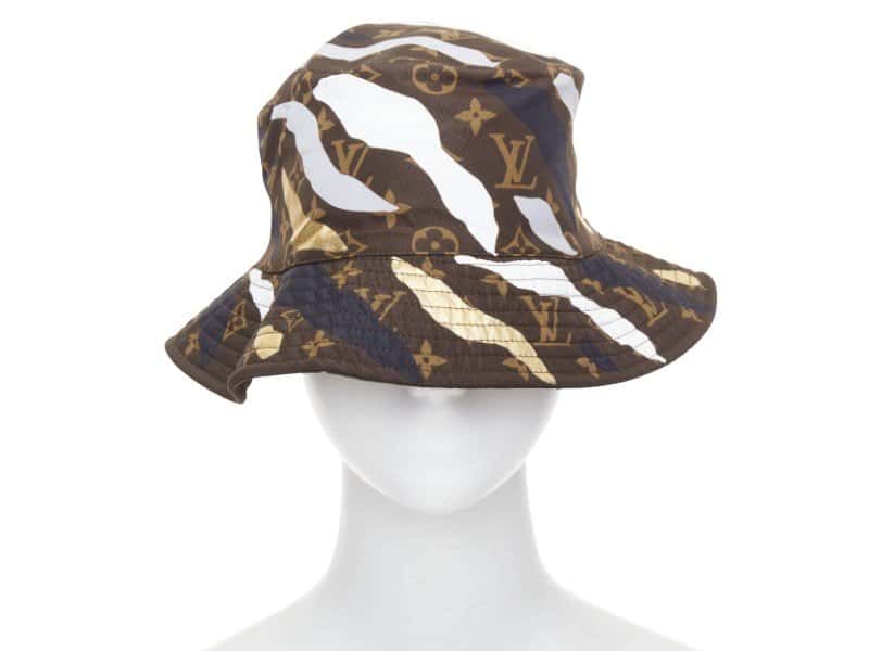 Louis Vuitton Hat Brown Polyester Never worn, with tag - Front View