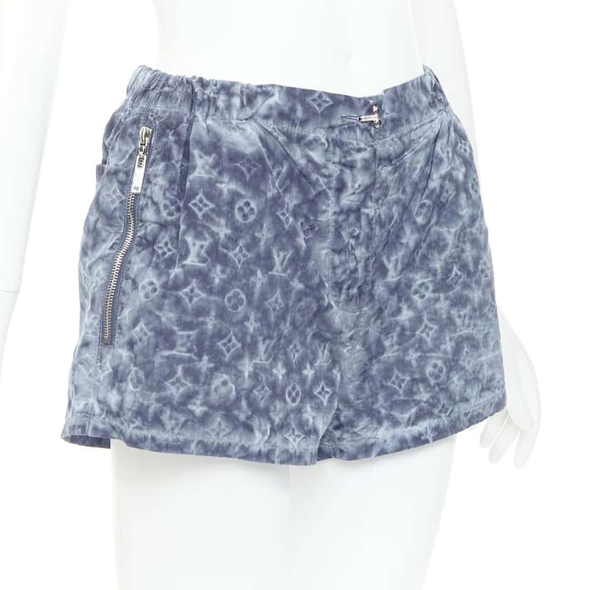 Louis Vuitton Shorts Blue Polyester Very good condition - Inside View