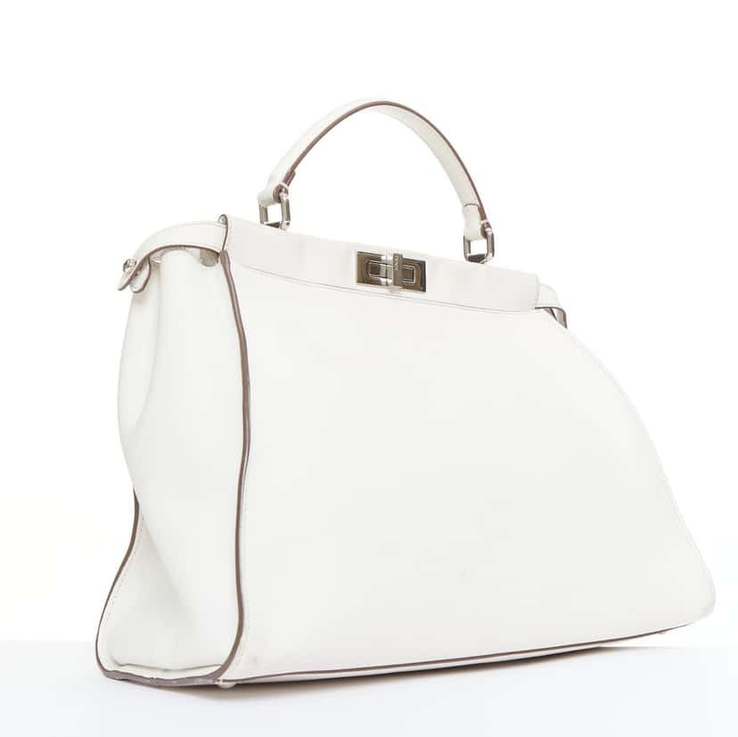 Fendi Peekaboo Ecru Leather Fair condition - Inside View