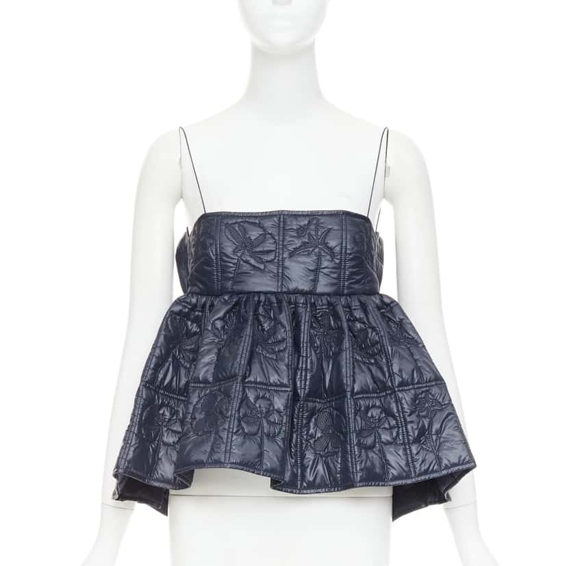 Cecilie Bahnsen Celina Navy Polyester Very good condition - Front View