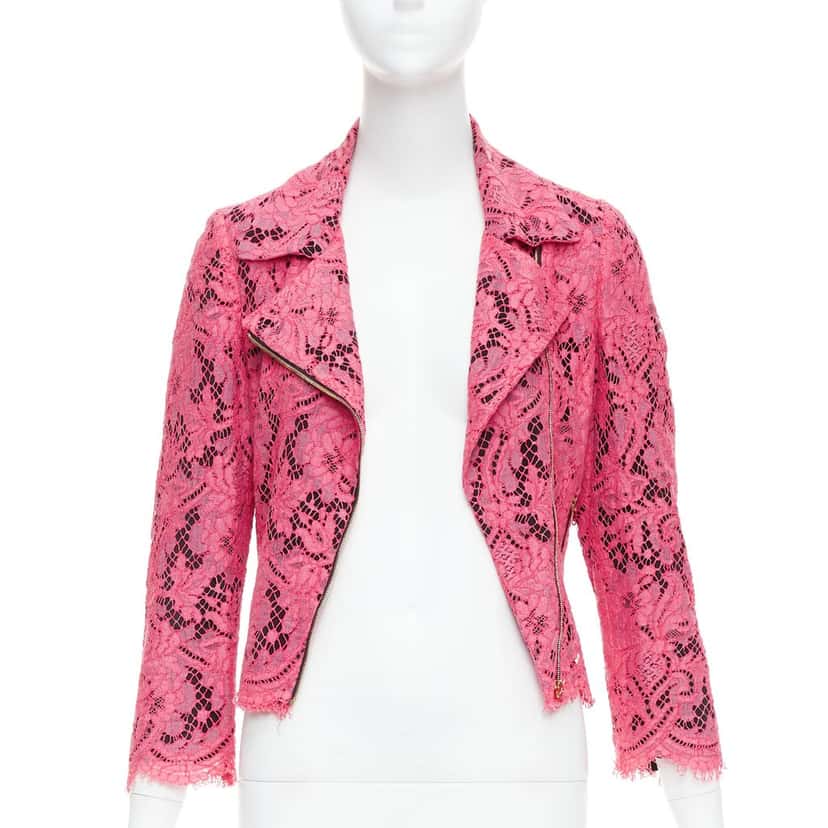 MSGM Pink Biker Jacket Pink Very good condition - Inside View