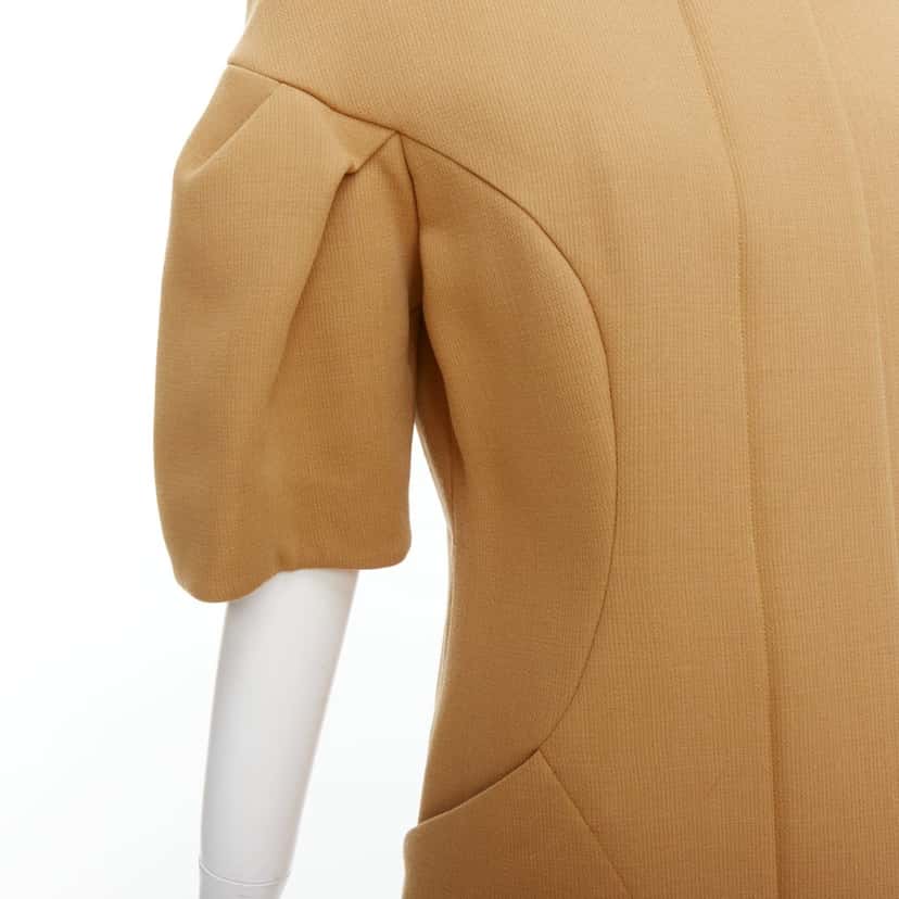 Marni Camel Puff Coat Camel Wool Very good condition - Back View