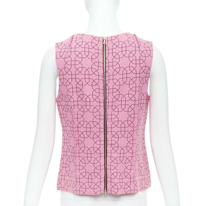 Marni Jewel Collar Vest Pink Wool Very good condition - Box View