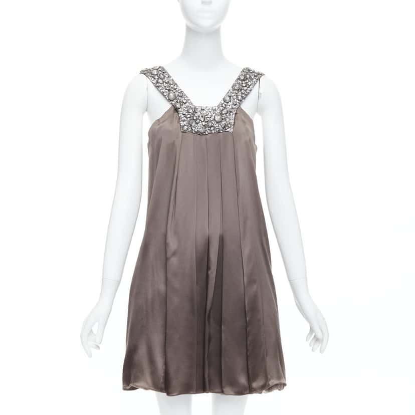 Collette Dinnigan Bronze Neckline Dress Other Silk Fair condition - Front View