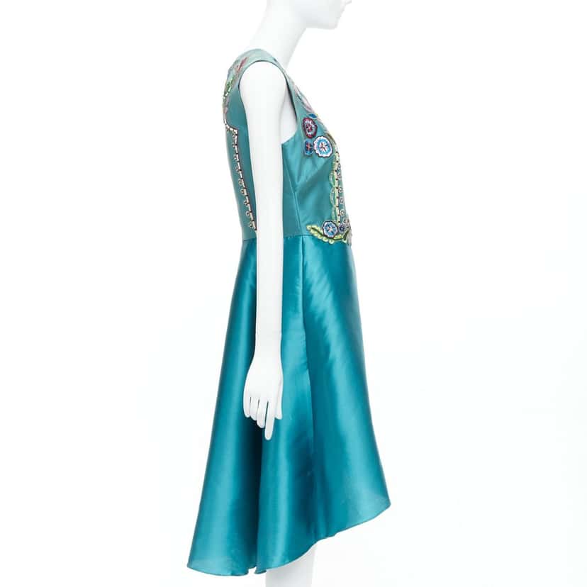 Marchesa Mikado Blue Polyester Good condition - Model View