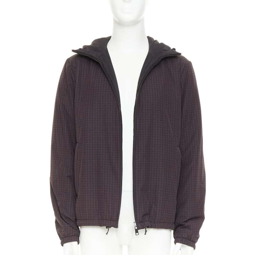 Prada Coat Black Very good condition - Model View