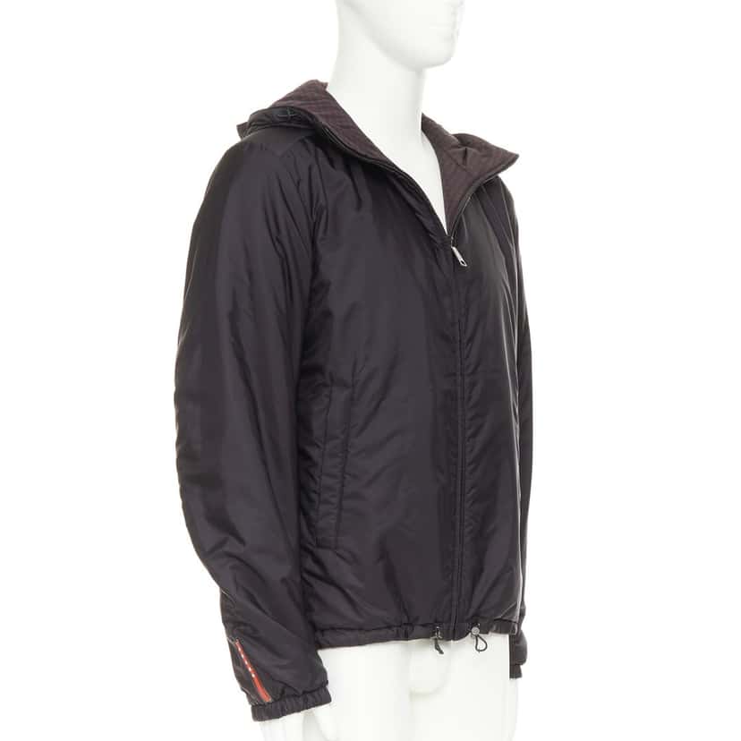 Prada Coat Black Very good condition - Box View