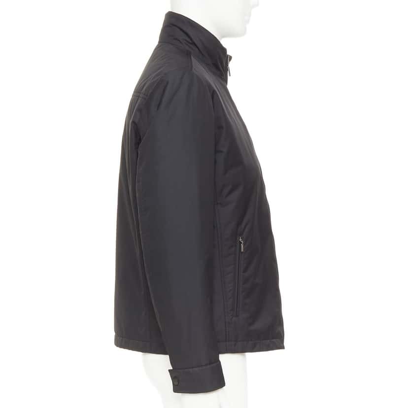 Brioni Coat Black Polyester Very good condition - Box View