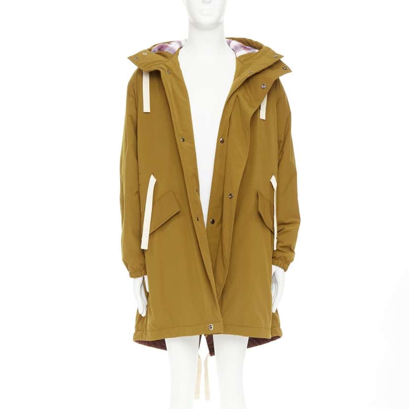 Acne Studios Coat Brown Polyester Very good condition - Front View