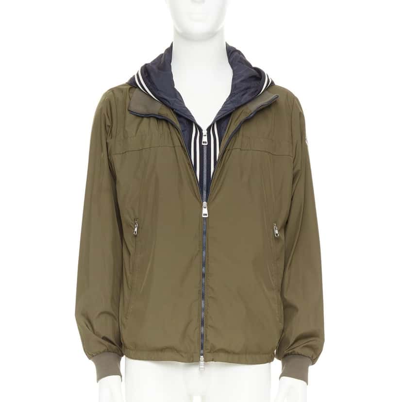 Moncler Albert Giubbotto Green Very good condition - Inside View