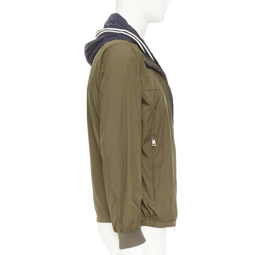 Moncler Albert Giubbotto Green Very good condition - Box View