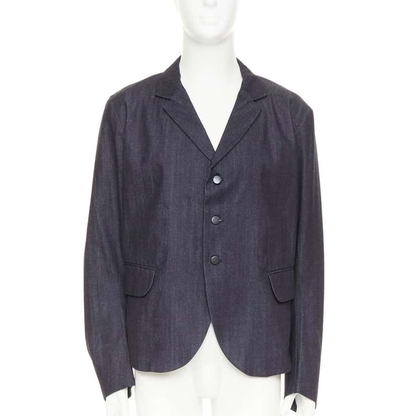 Nemeth Jacket Blue Cotton Very good condition - Front View