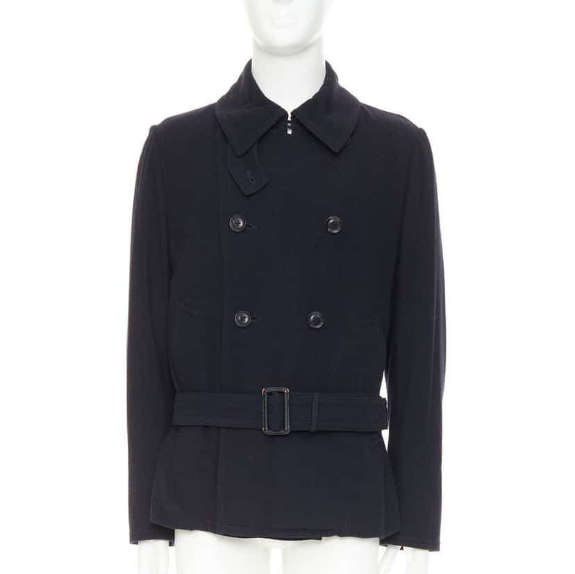 Y's Yohji Yamamoto Jacket Black Wool Good condition - Front View