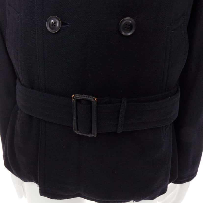 Y's Yohji Yamamoto Jacket Black Wool Good condition - Back View