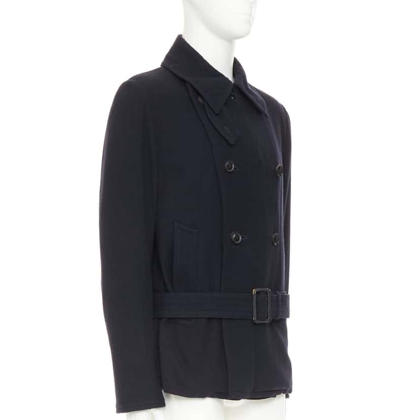 Y's Yohji Yamamoto Jacket Black Wool Good condition - Model View
