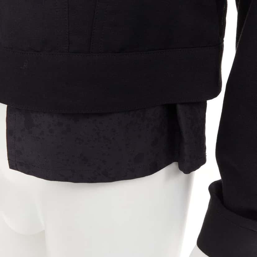 Yohji Yamamoto Jacket Black Wool Very good condition - Back View