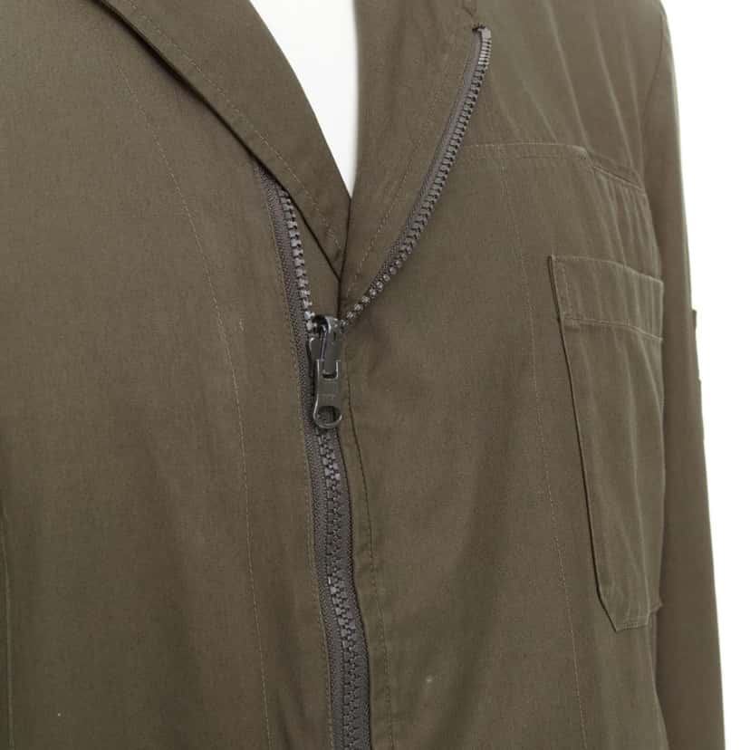 Y's Yohji Yamamoto Jacket Green Cotton Fair condition - Back View