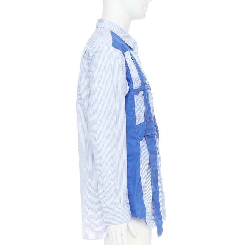 Comme Des Garcons Top Blue Cotton Very good condition - Model View