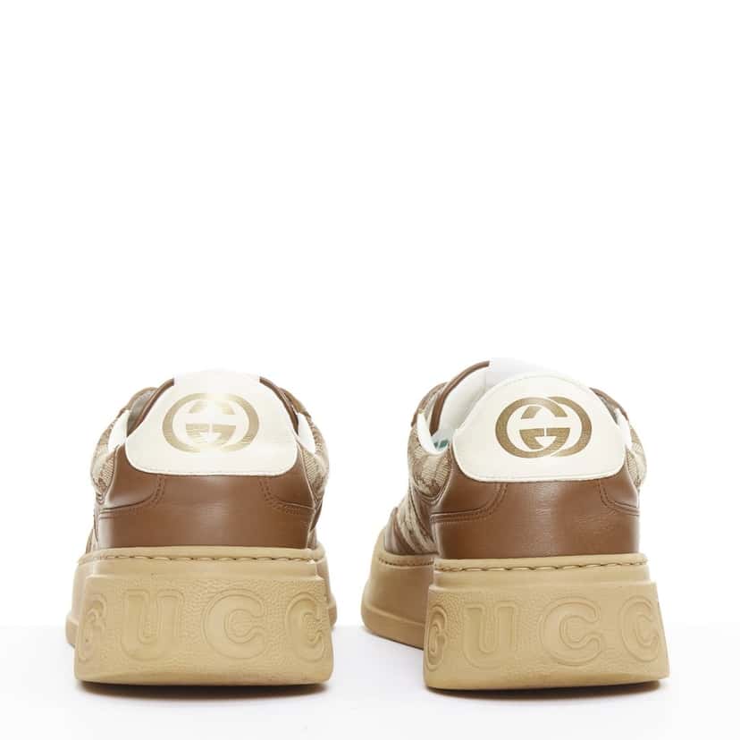 Gucci Trainer Brown Leather Good condition - Box View