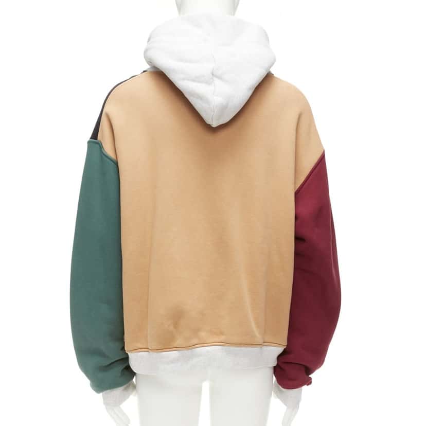 Alexander Wang Panelled Hoodie MultiColor Cotton Never worn - Back View
