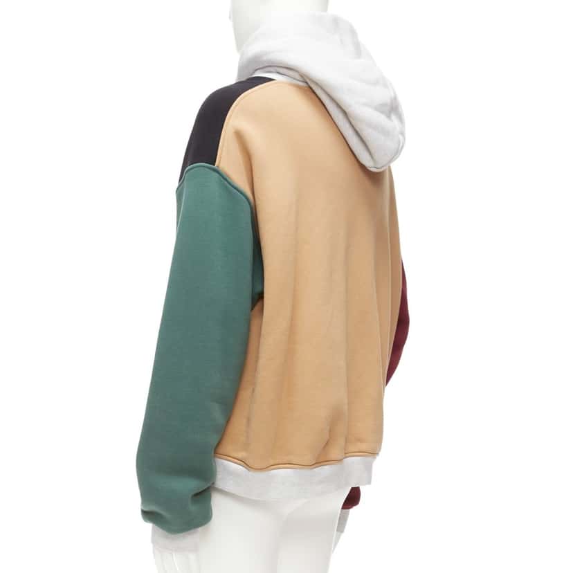 Alexander Wang Panelled Hoodie MultiColor Cotton Never worn - Box View
