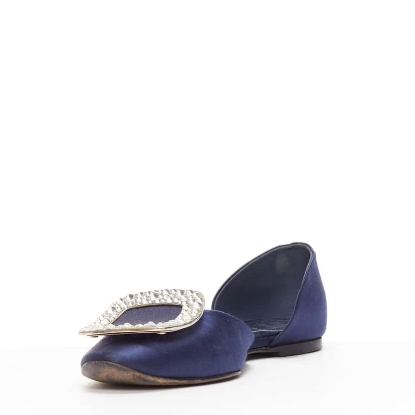 Roger Vivier Chips Strass Navy Very good condition - Model View