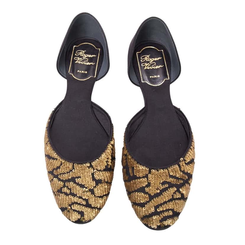 Roger Vivier Corset Obi Waist Belt Black Silk Very good condition - Front View