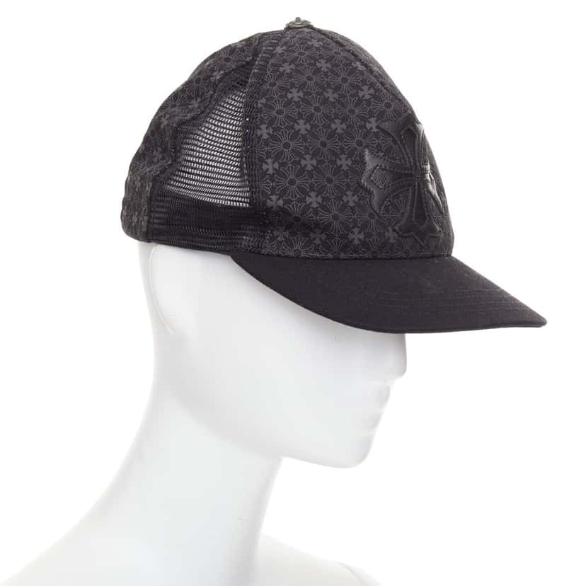 Chrome Hearts Hat Black Cotton Very good condition - Front View