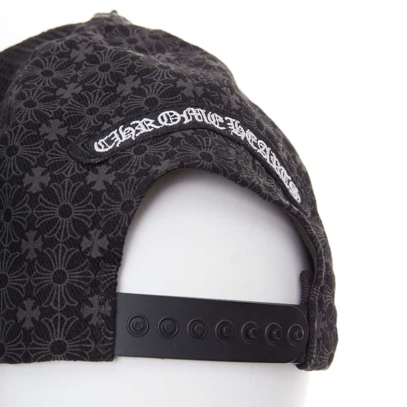 Chrome Hearts Hat Black Cotton Very good condition - Back View