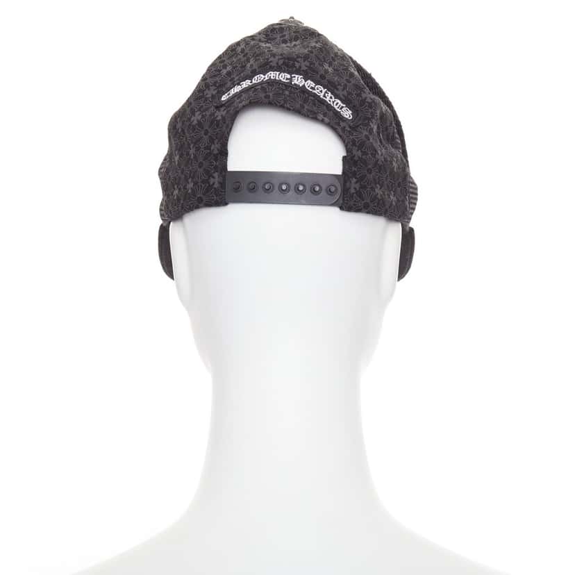 Chrome Hearts Hat Black Cotton Very good condition - Box View