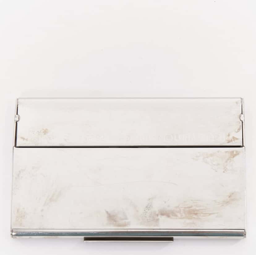 Louis Vuitton Porte Carte Champs Elysees Silver Fair condition - Box View