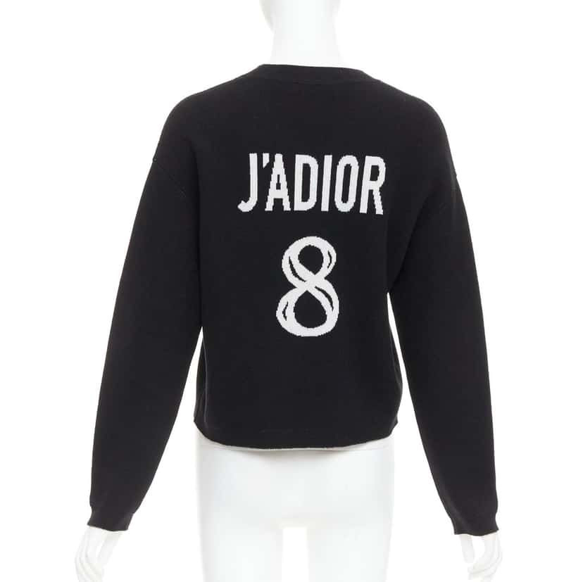 Dior Top Black Cashmere Very good condition - Front View