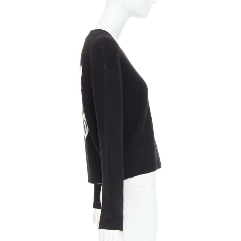 Dior Top Black Cashmere Very good condition - Model View