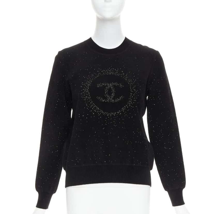 Chanel Top Black Very good condition - Front View