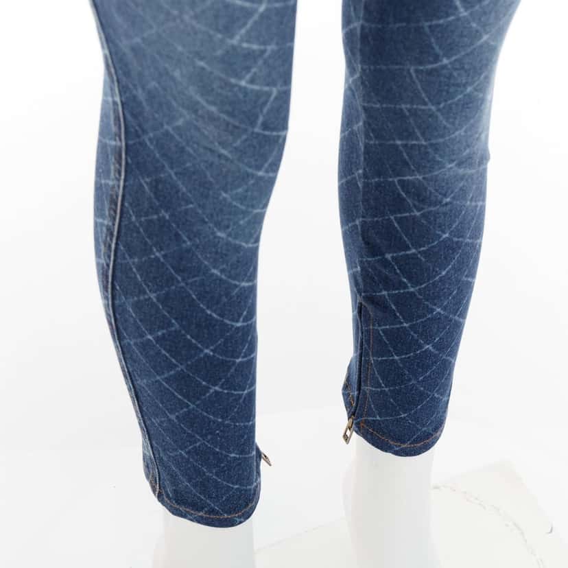 Chanel Jeans Blue Cotton Very good condition - Back View